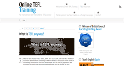 Desktop Screenshot of onlinetefltraining.com