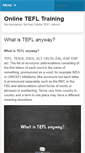 Mobile Screenshot of onlinetefltraining.com